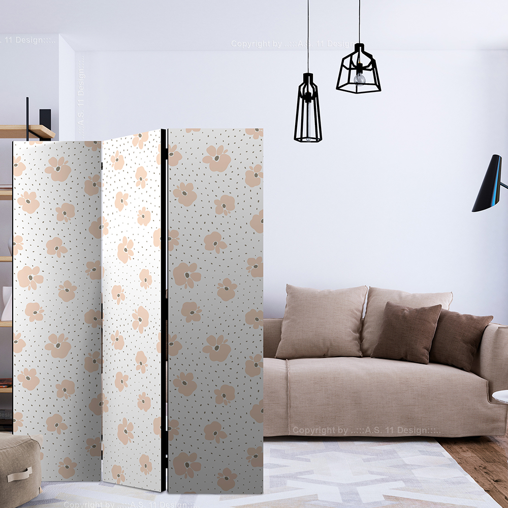 Rumsavdelare Skärmvägg Arkiio Children Flowers 135x172 cm