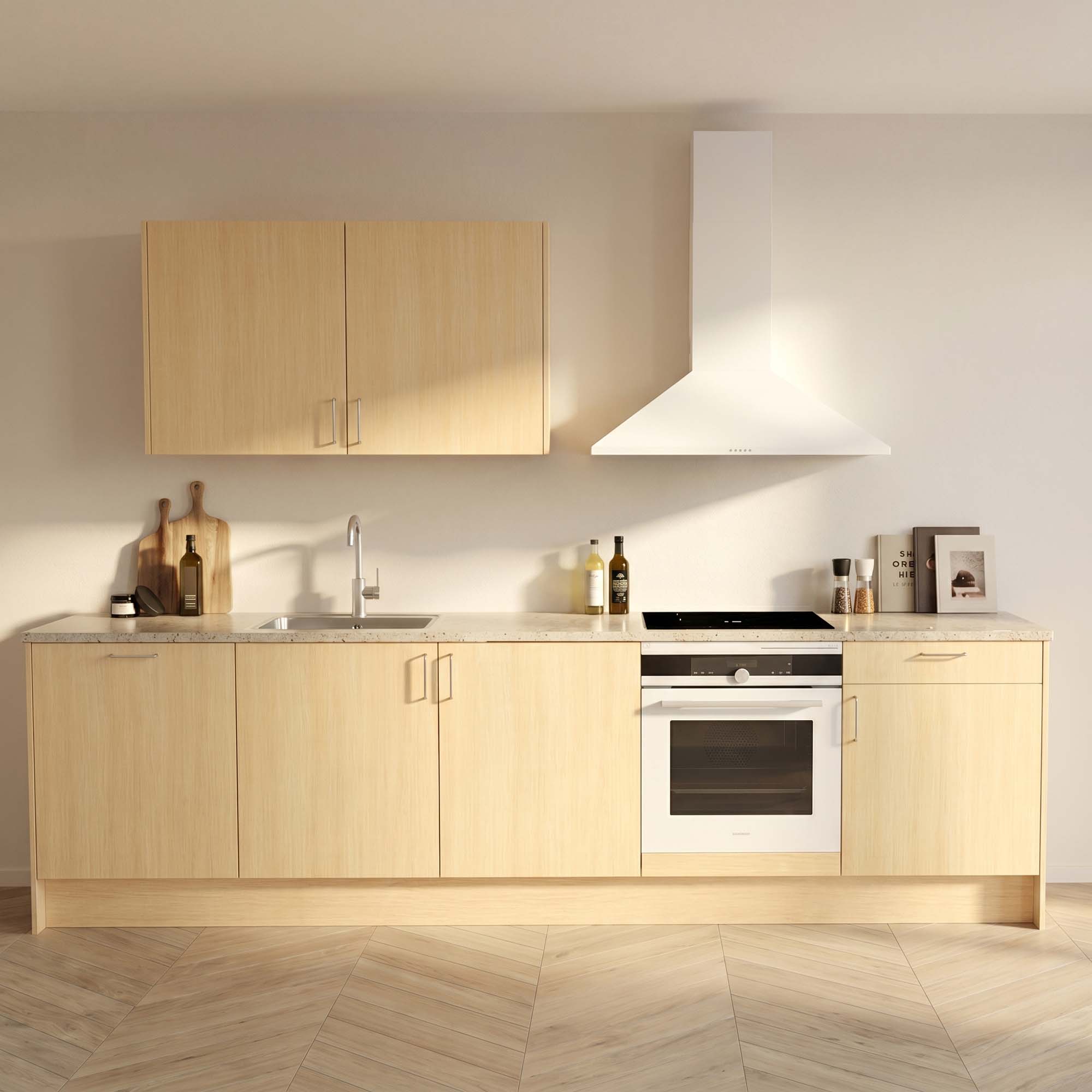 Kök Norema Smart Cashew 300 cm Utan Vitvaror och Bänkskiva