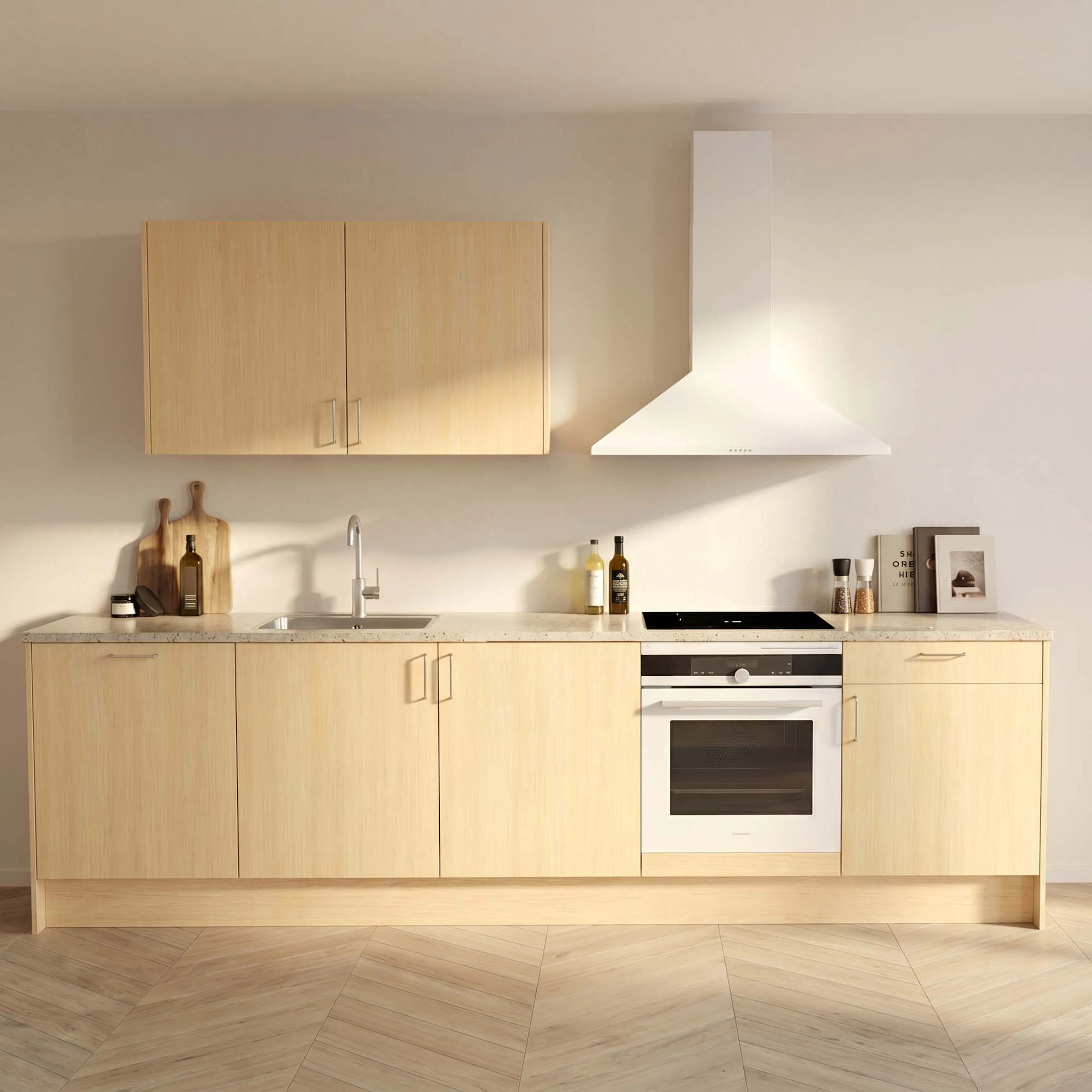 Kök Norema Smart Cashew 300 cm Utan Vitvaror och Bänkskiva