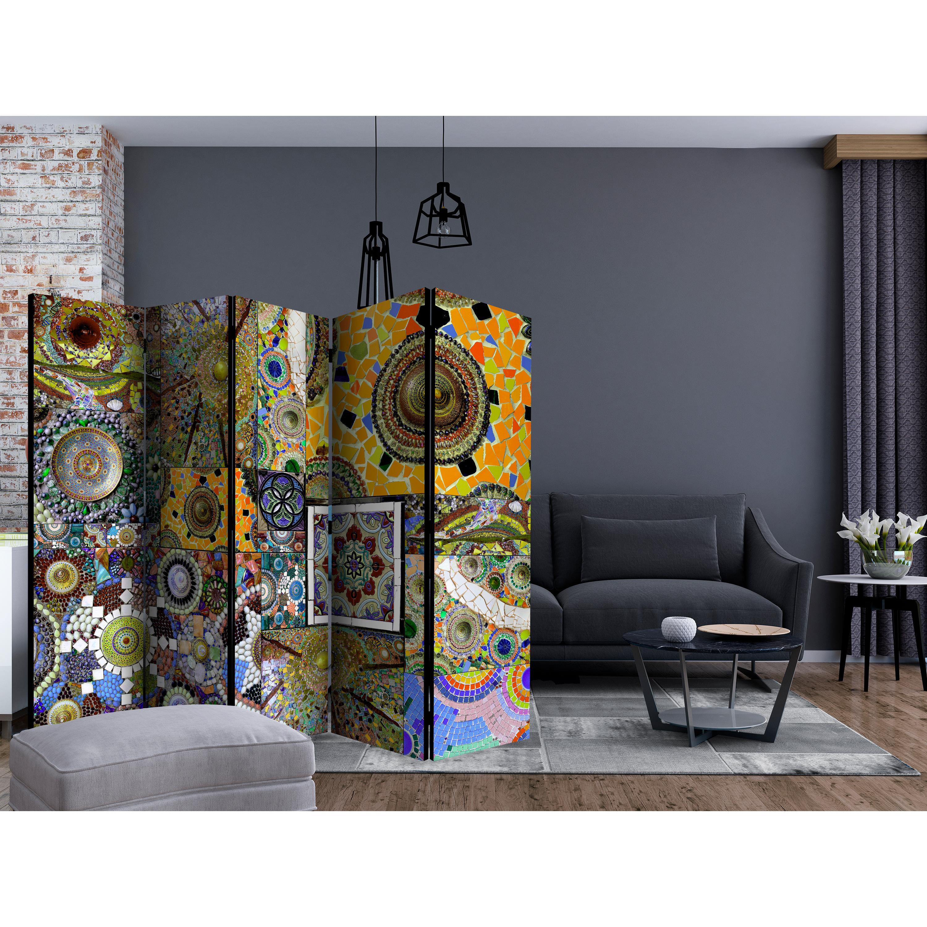 Rumsavdelare Skärmvägg Arkiio Solar Mosaic II 225x172 cm