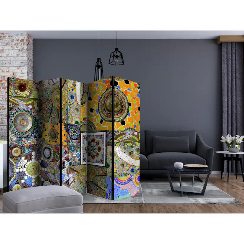 Rumsavdelare Skärmvägg Arkiio Solar Mosaic II 225x172 cm