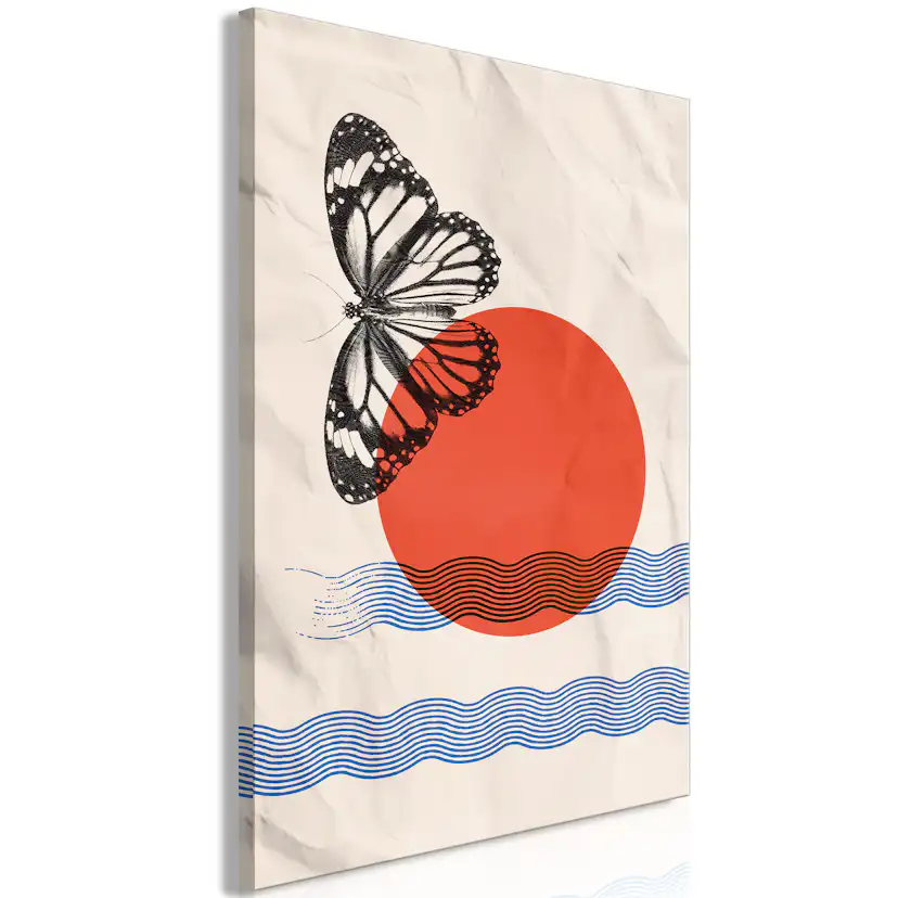 Tavla Arkiio Butterfly and Sunrise