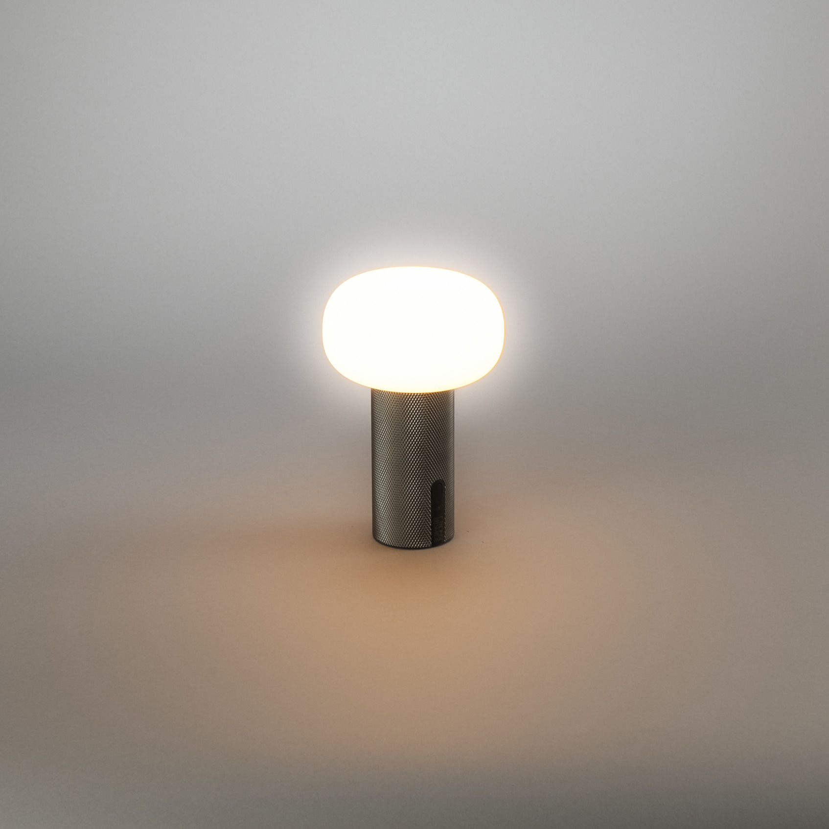 Portabel Lampa Gnosjö Konstsmide Antibes Mini Bordslampa USBxMatt Silver