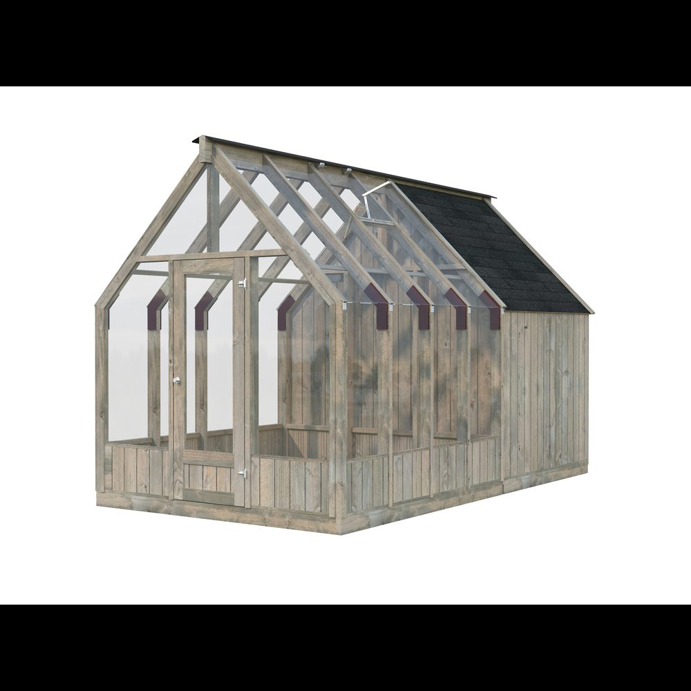 Växthus Palmako Emilia 10,2 m² (inv. 5,4+4,0 m²)