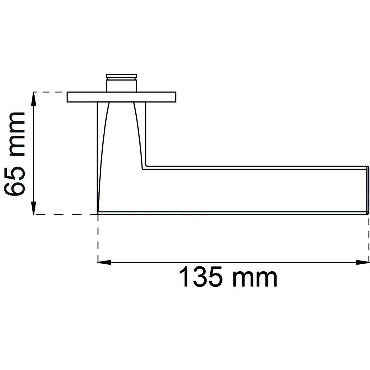Ytterdörrhandtag Habo Denver
