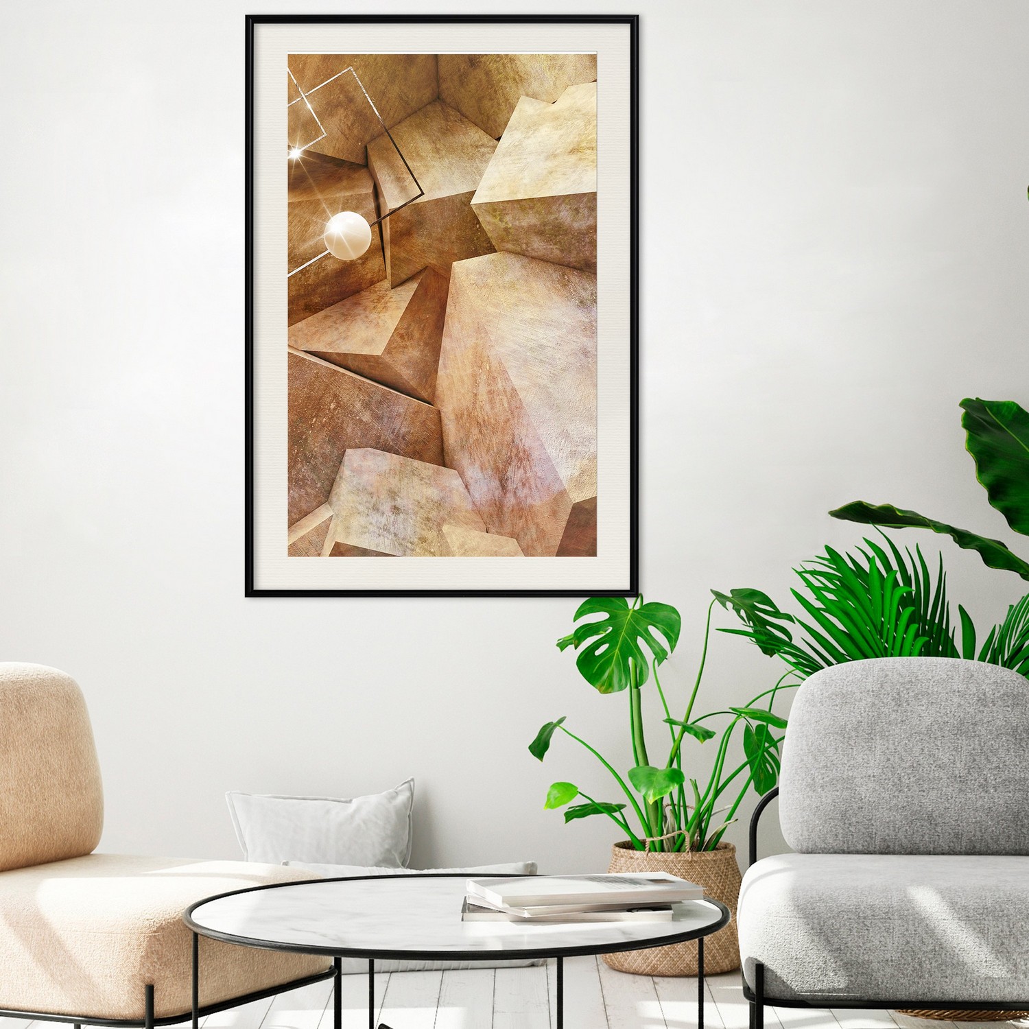 Poster Artgeist Affisch Saffron Corners