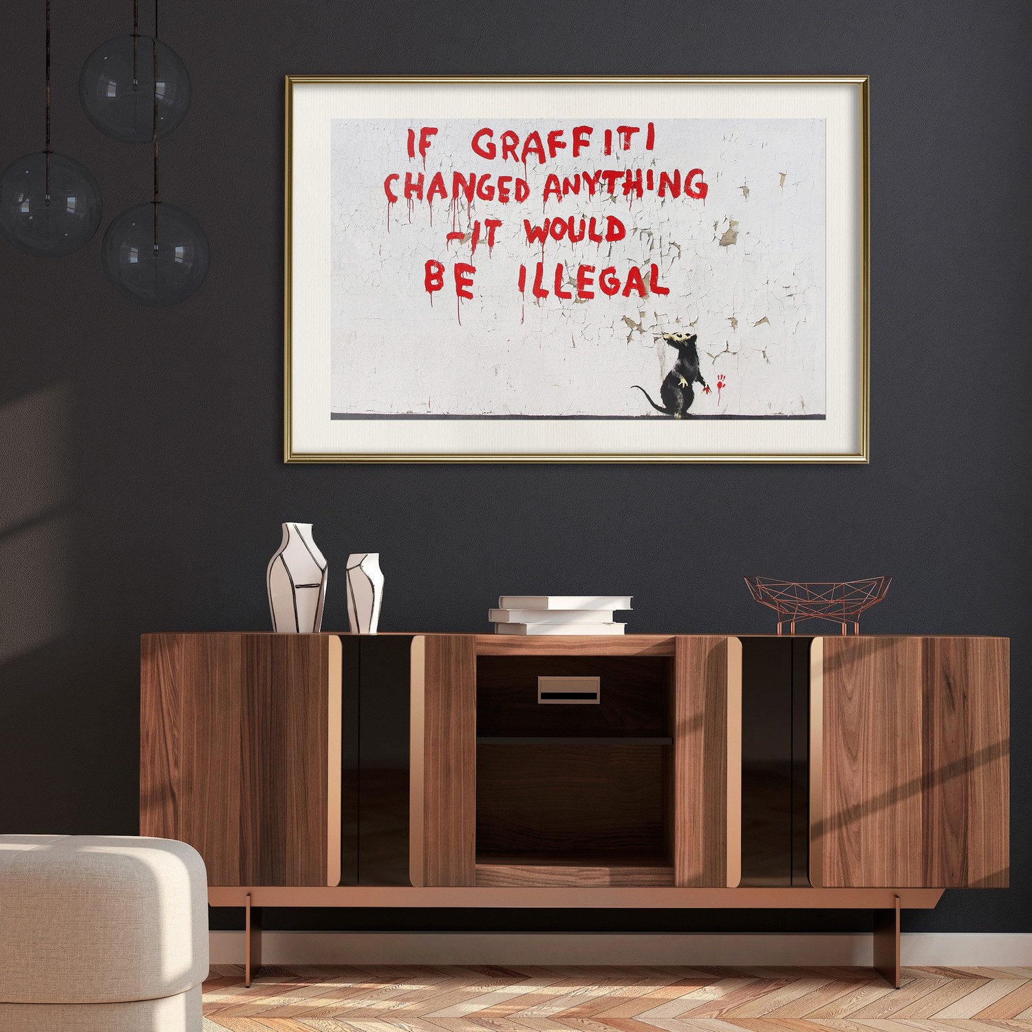 Poster Artgeist Affisch Quotes Graffiti