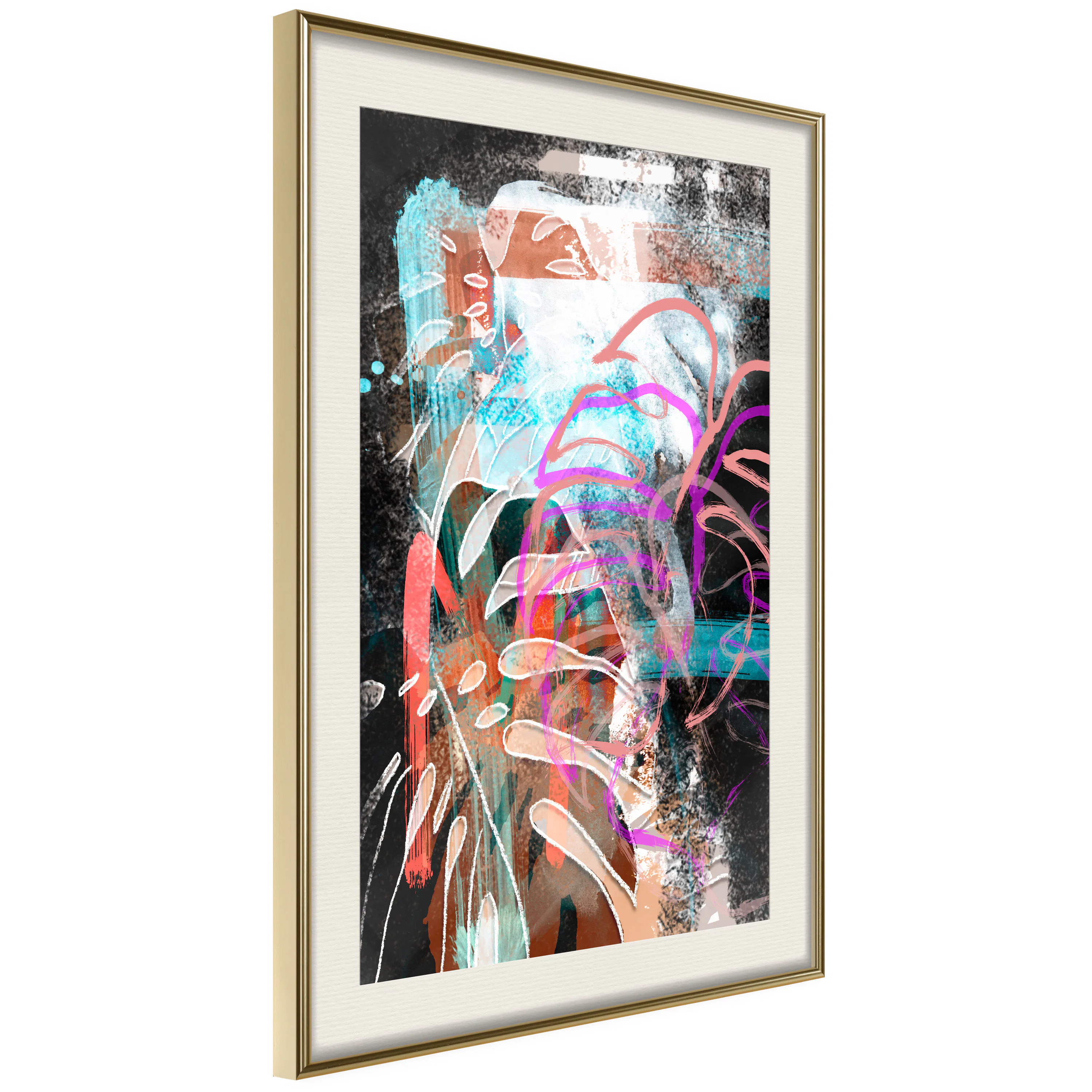 Poster Artgeist Affisch Colourful Expression