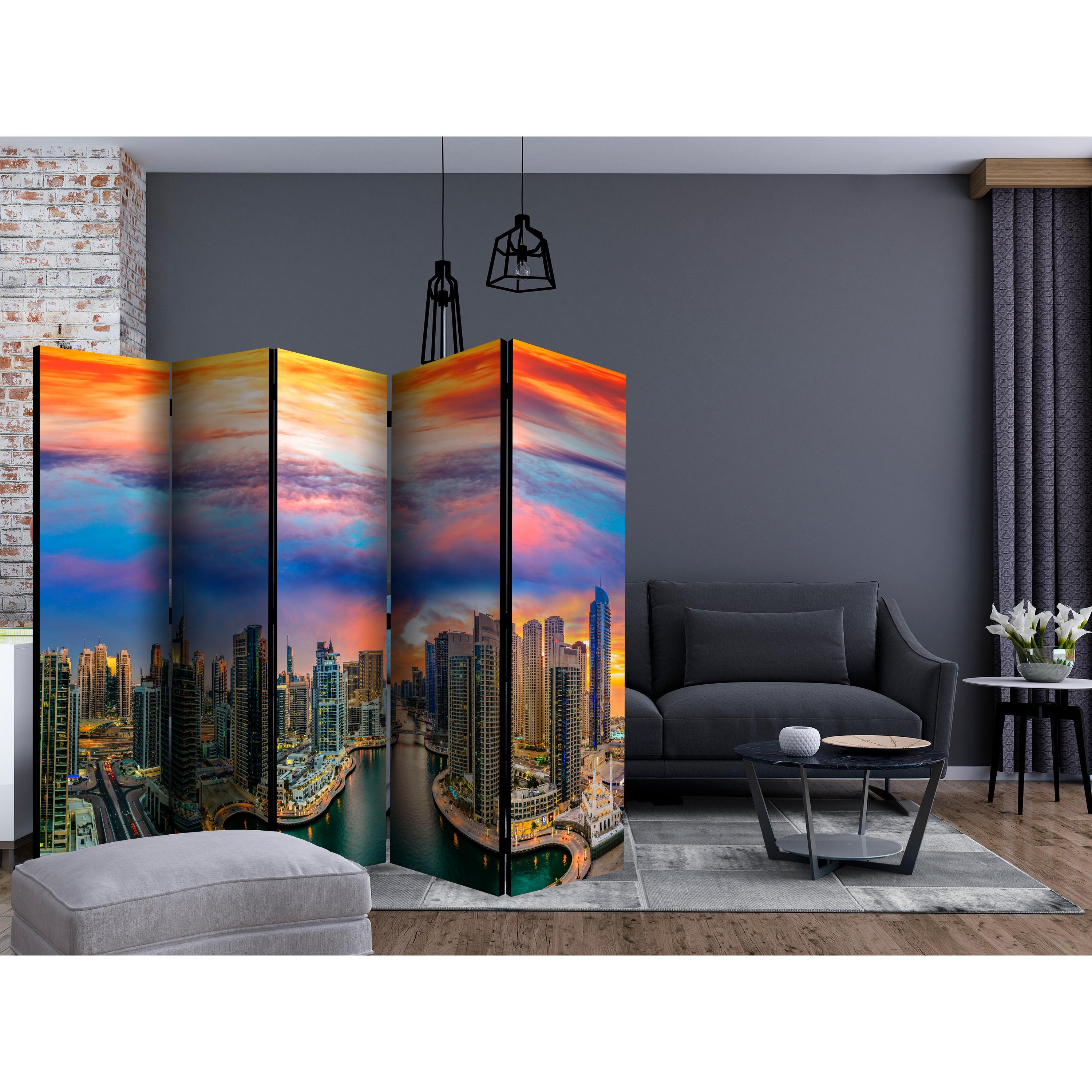 Rumsavdelare Skärmvägg Arkiio Afternoon in Dubai II 225x172 cm