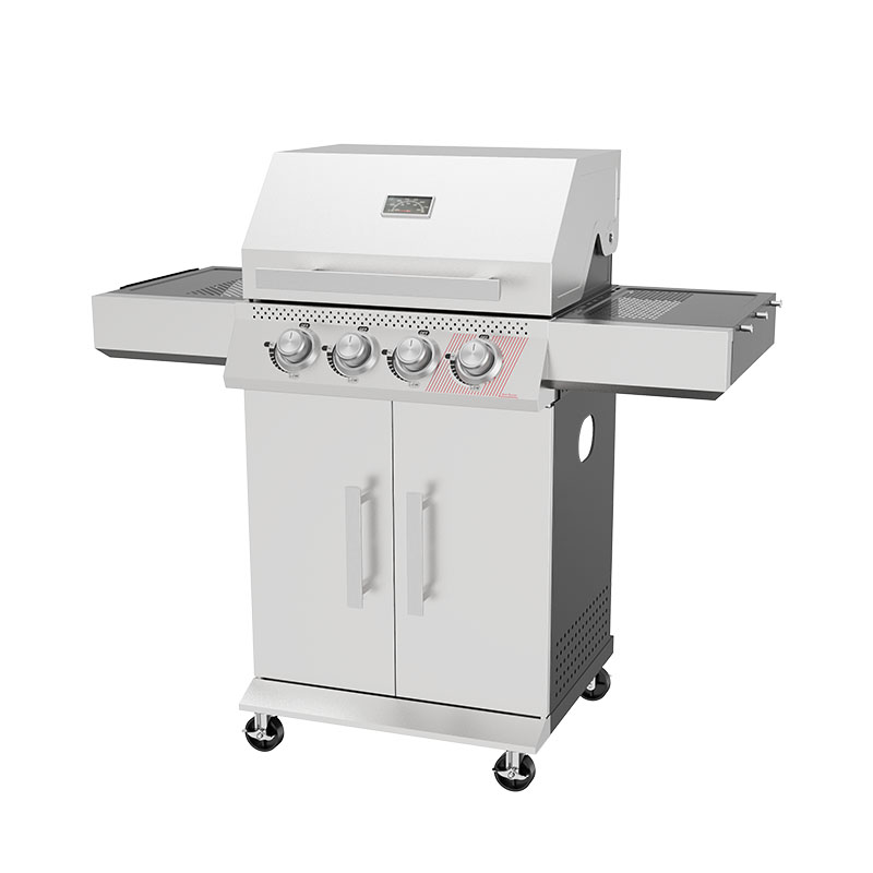 Gasolgrill Bluegaz Z40 Rostfritt Stål 3 Brännare & Sizzle Burner
