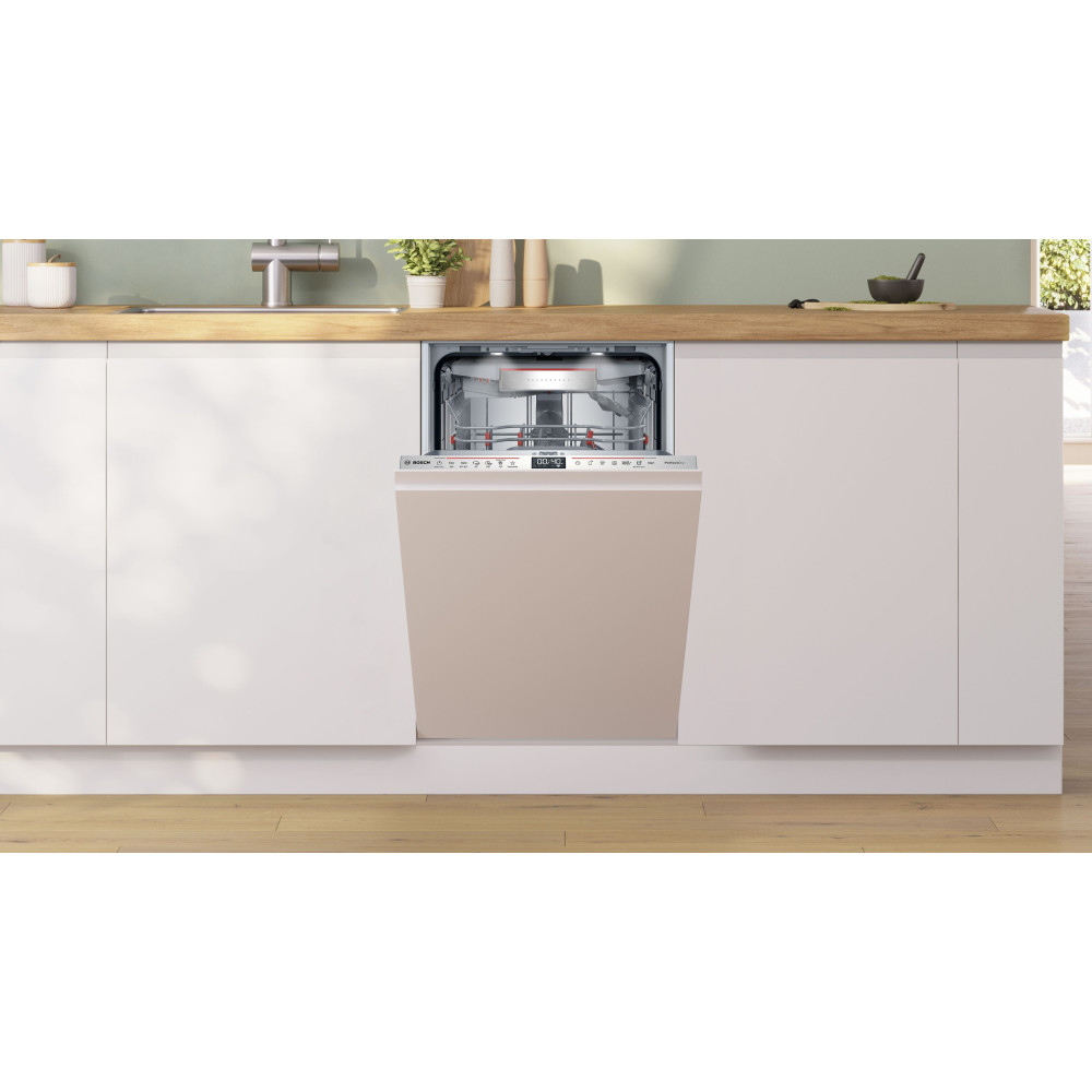 Integrerad Diskmaskin Bosch SPV6ZMX17E Serie 6 45 cm med Zeolith®-torkning och WiFi