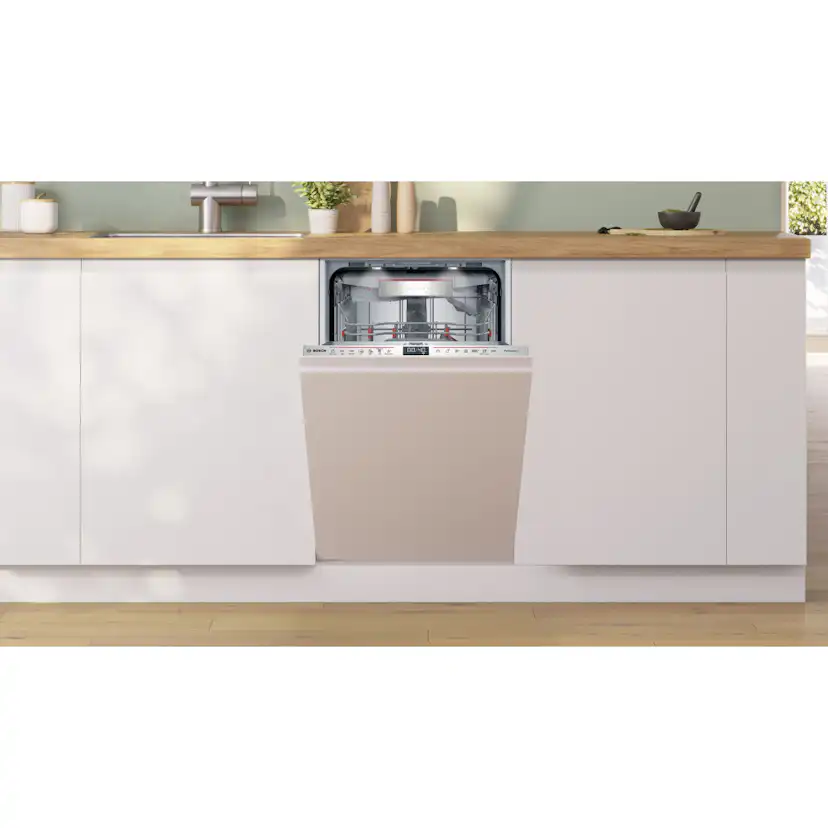 Integrerad Diskmaskin Bosch SPV6ZMX17E Serie 6 45 cm med Zeolith®-torkning och WiFi
