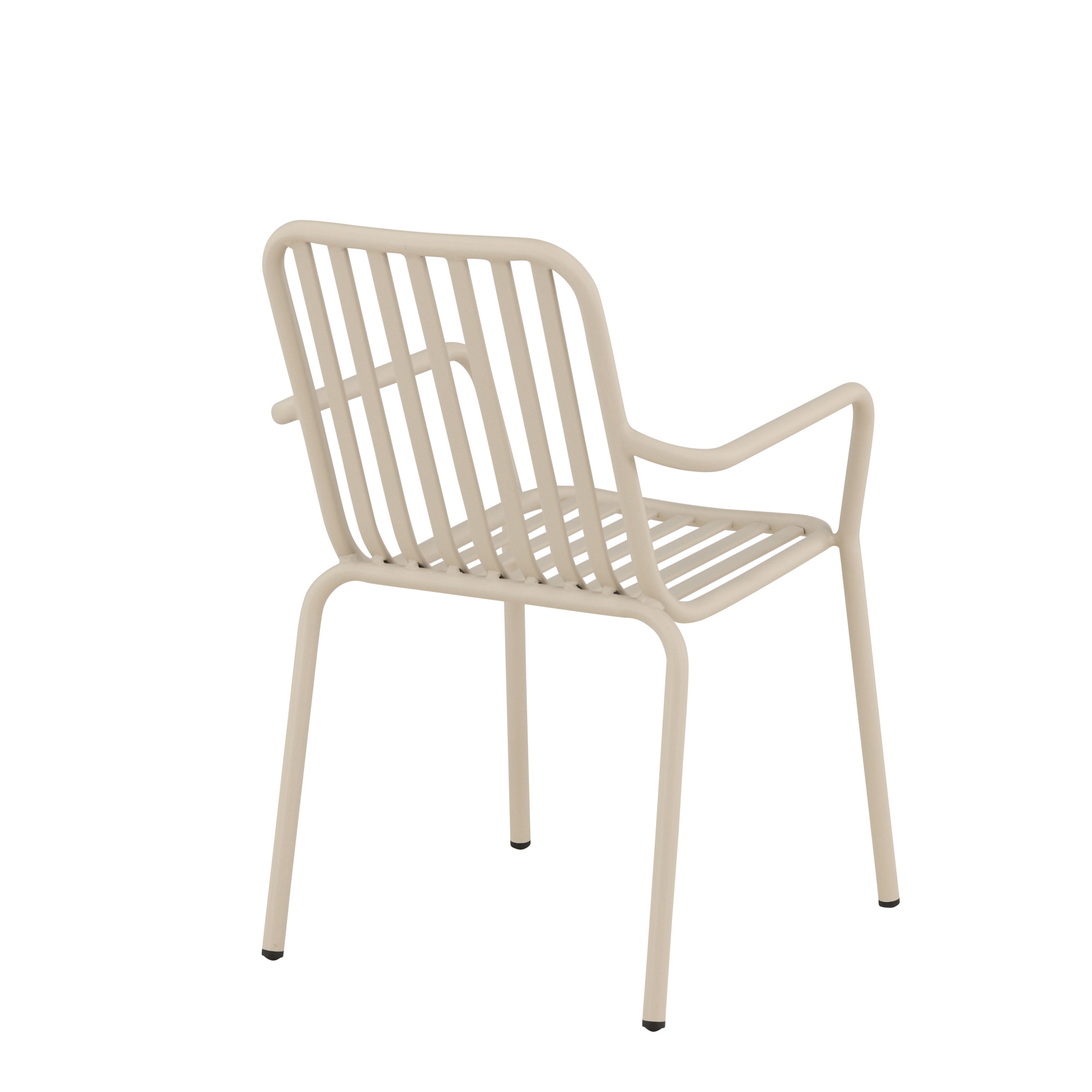 Peking Diningchair Aluminium - Beige /    55*60,5*87 Beige