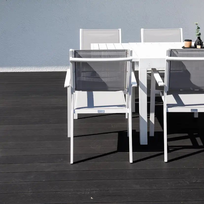 Matgrupp Venture Home Madrid 160/240 med 8 Copacabana Matstolar
