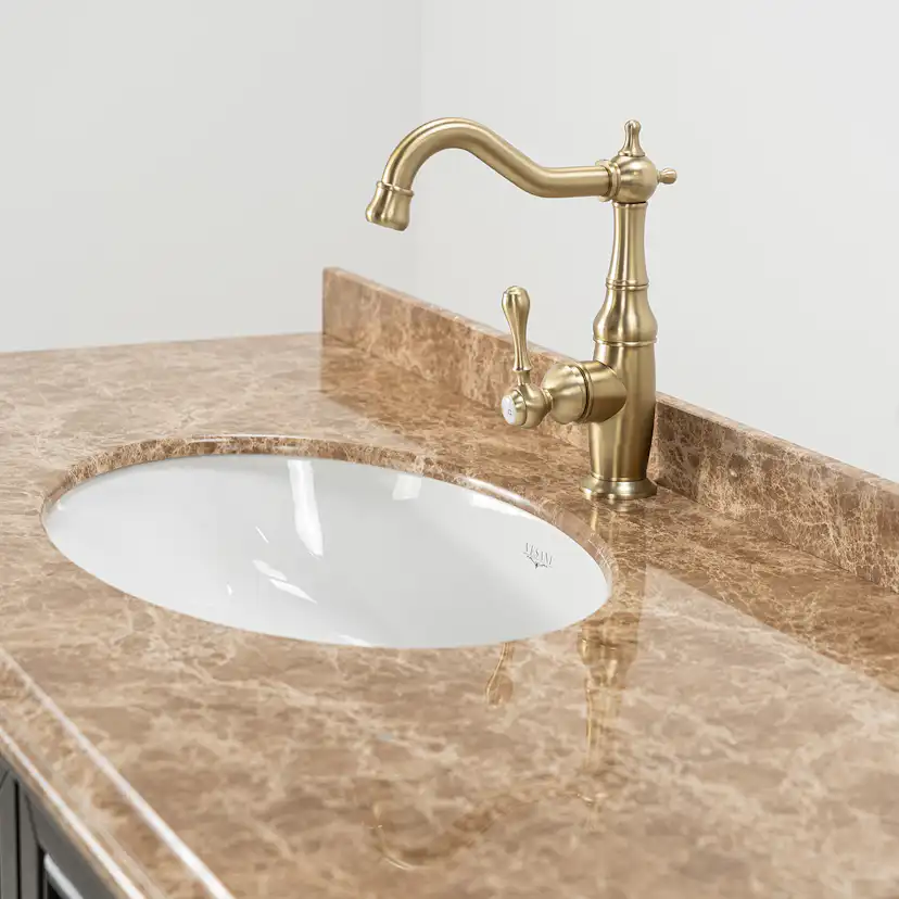 Tvättställsskåp Vesani Utah Beige Marmor
