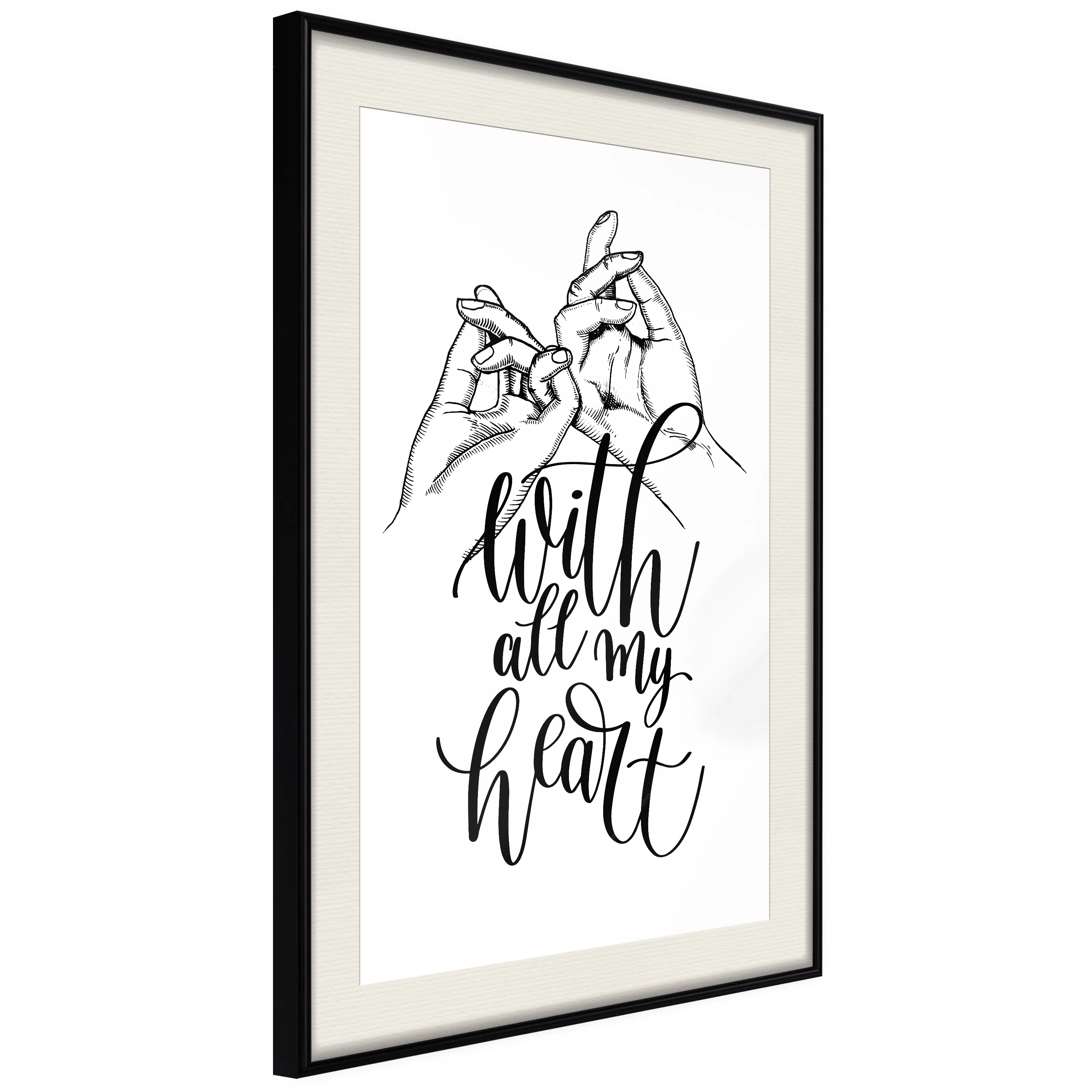 Poster Artgeist Affisch With All My Heart
