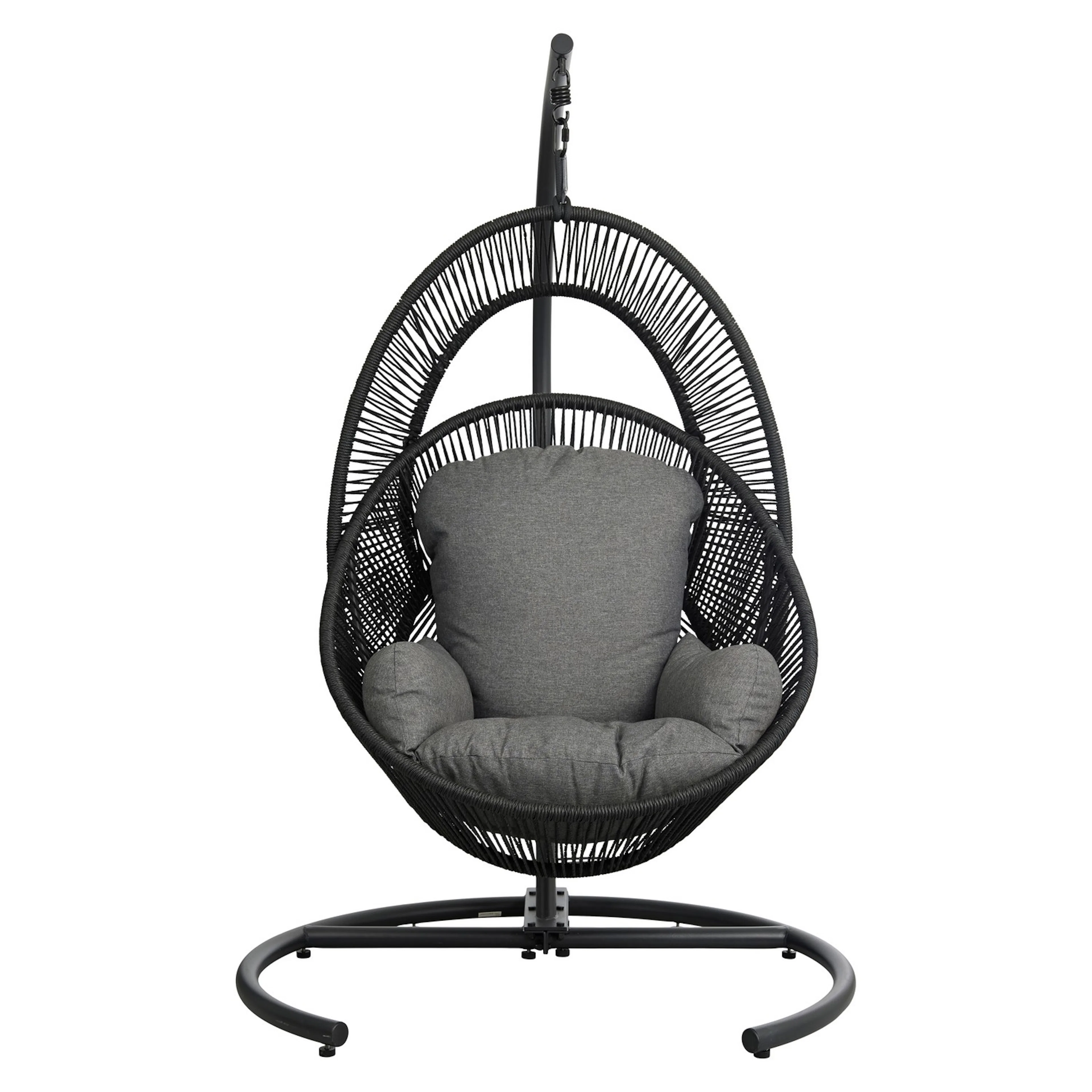 HANGING CHAIR W/CUSHION (49398) Svart