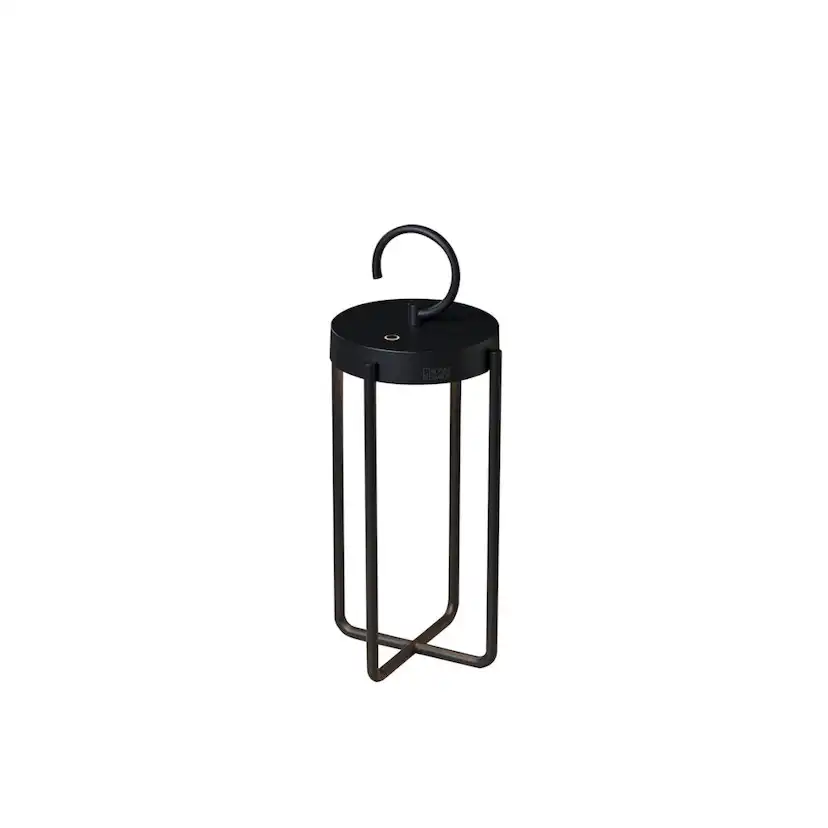 Lanterna Gnosjö Konstsmide Manorola Svart USB 39 cm