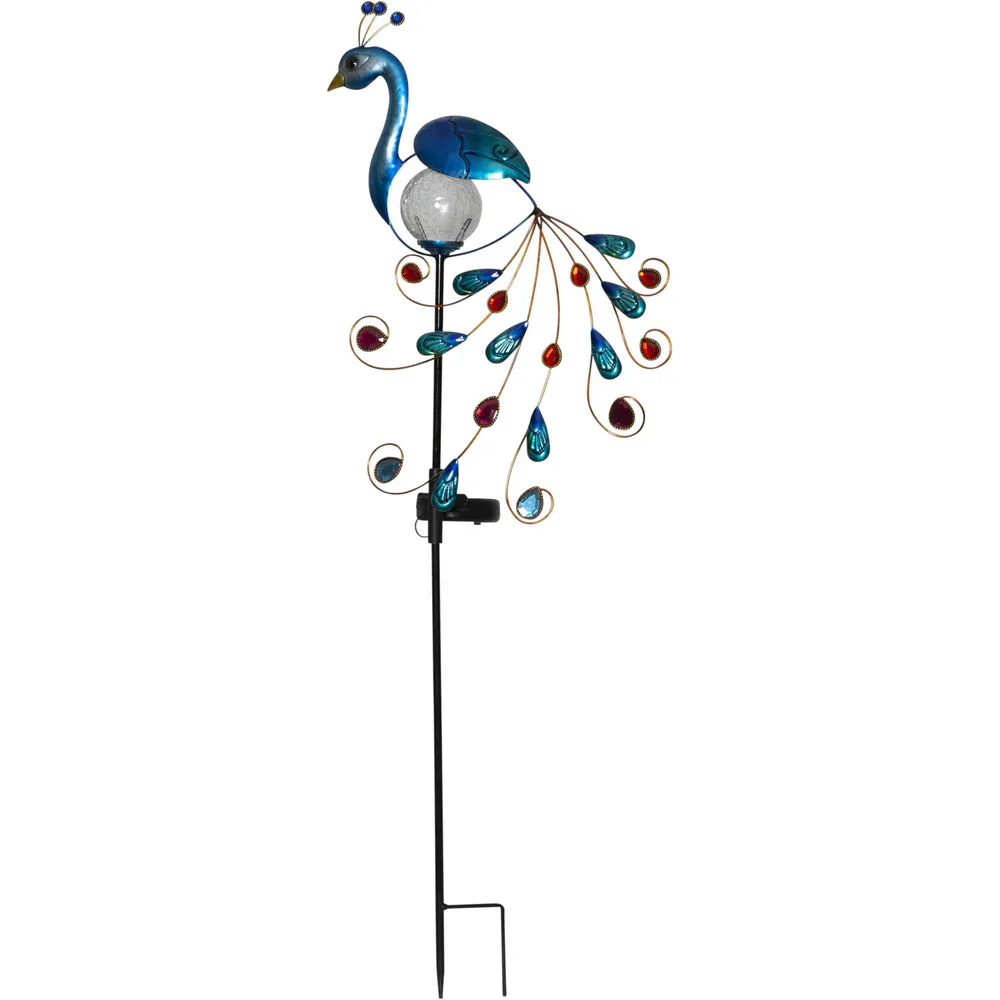 Solcellsdekoration Star Trading Peacock
