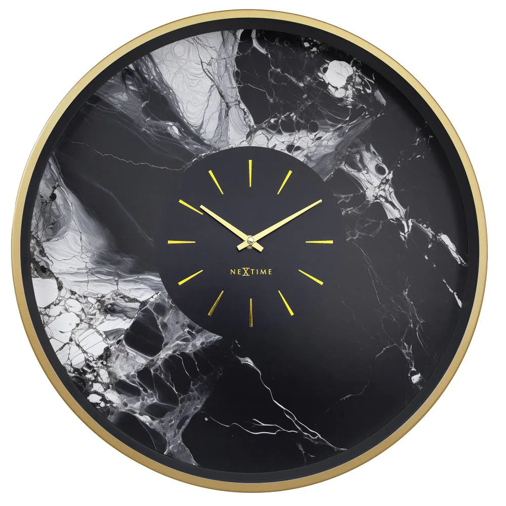 Väggklocka NeXtime Marble Duo