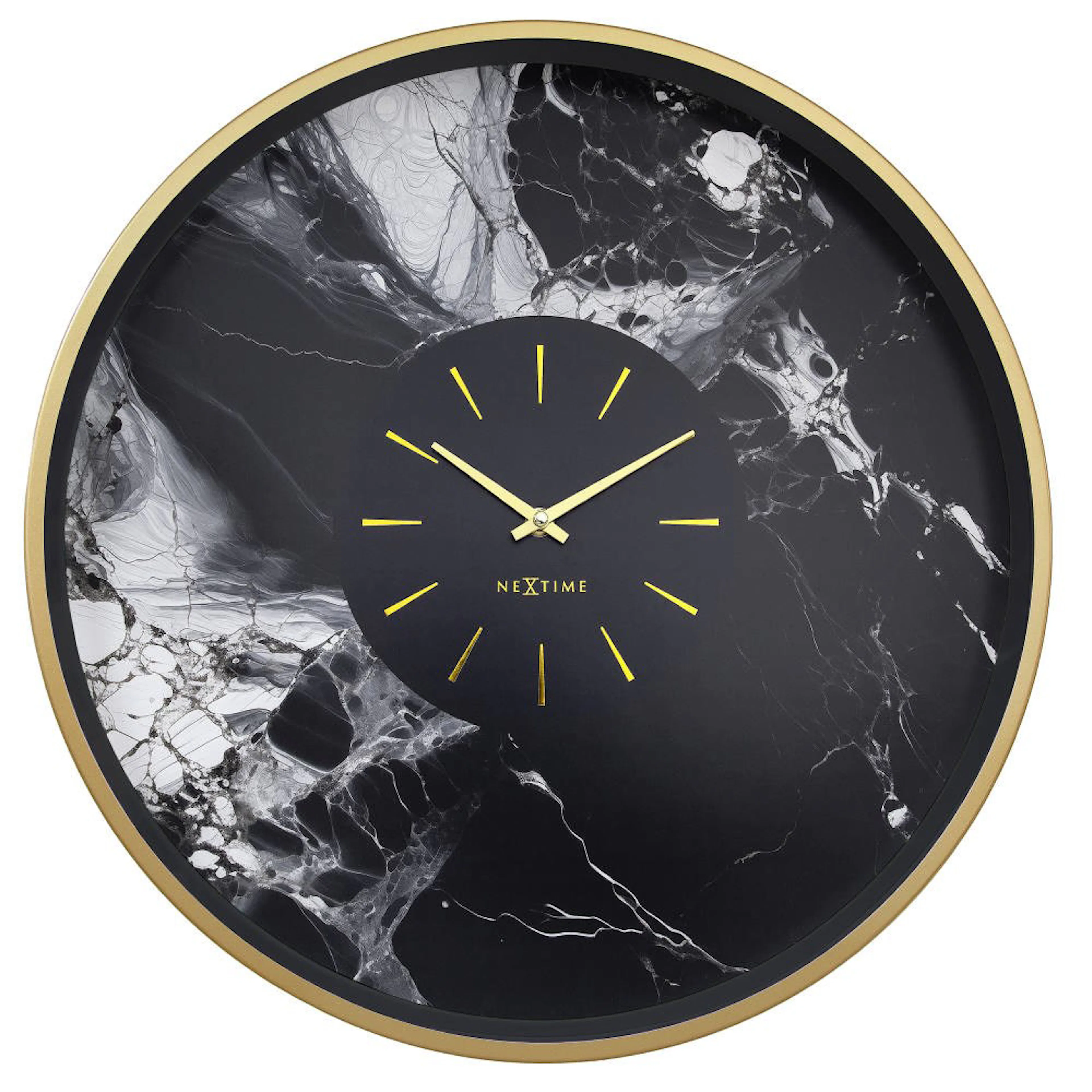Väggklocka NeXtime Marble Duo