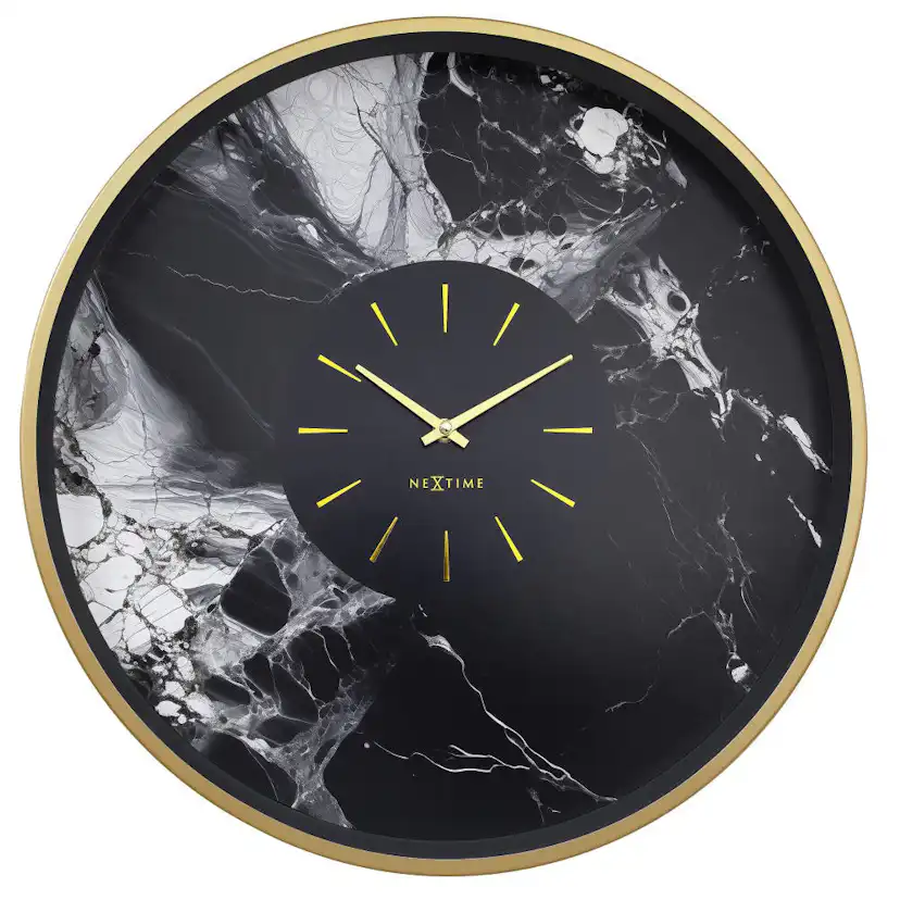 Väggklocka NeXtime Marble Duo