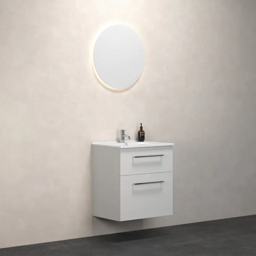 Möbelpaket Dansani Luna Kantate med Tvättställ och Spegelx610 mm