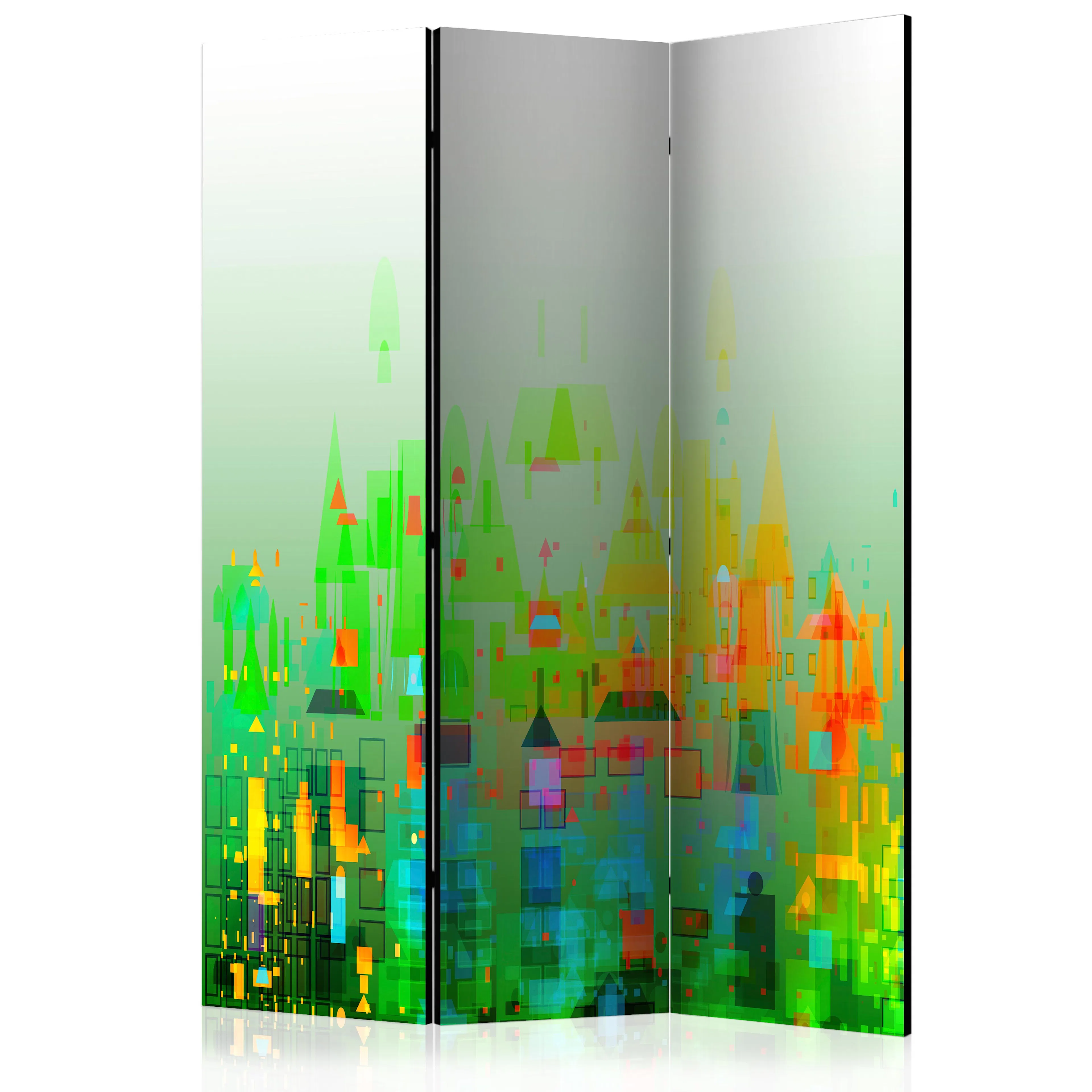 Rumsavdelare Skärmvägg Arkiio Abstract City 135x172 cm