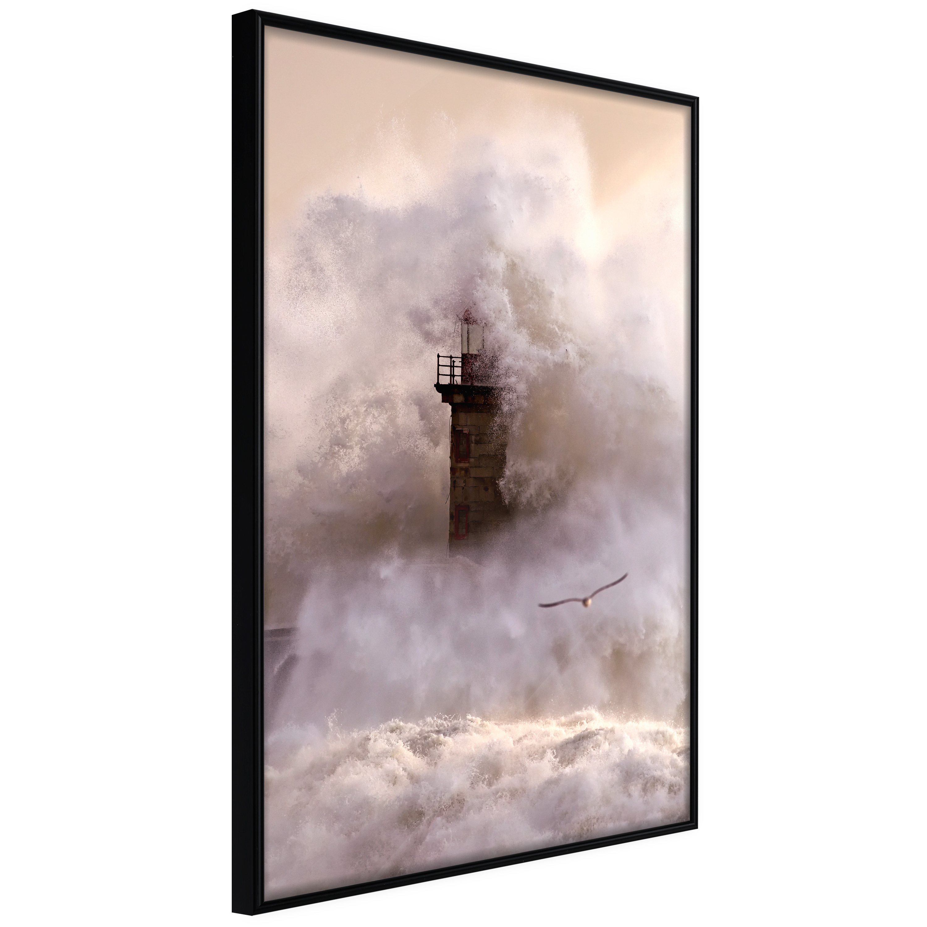 Affisch - Storm [Poster] 30x45 Svart ram, 30x45 cm