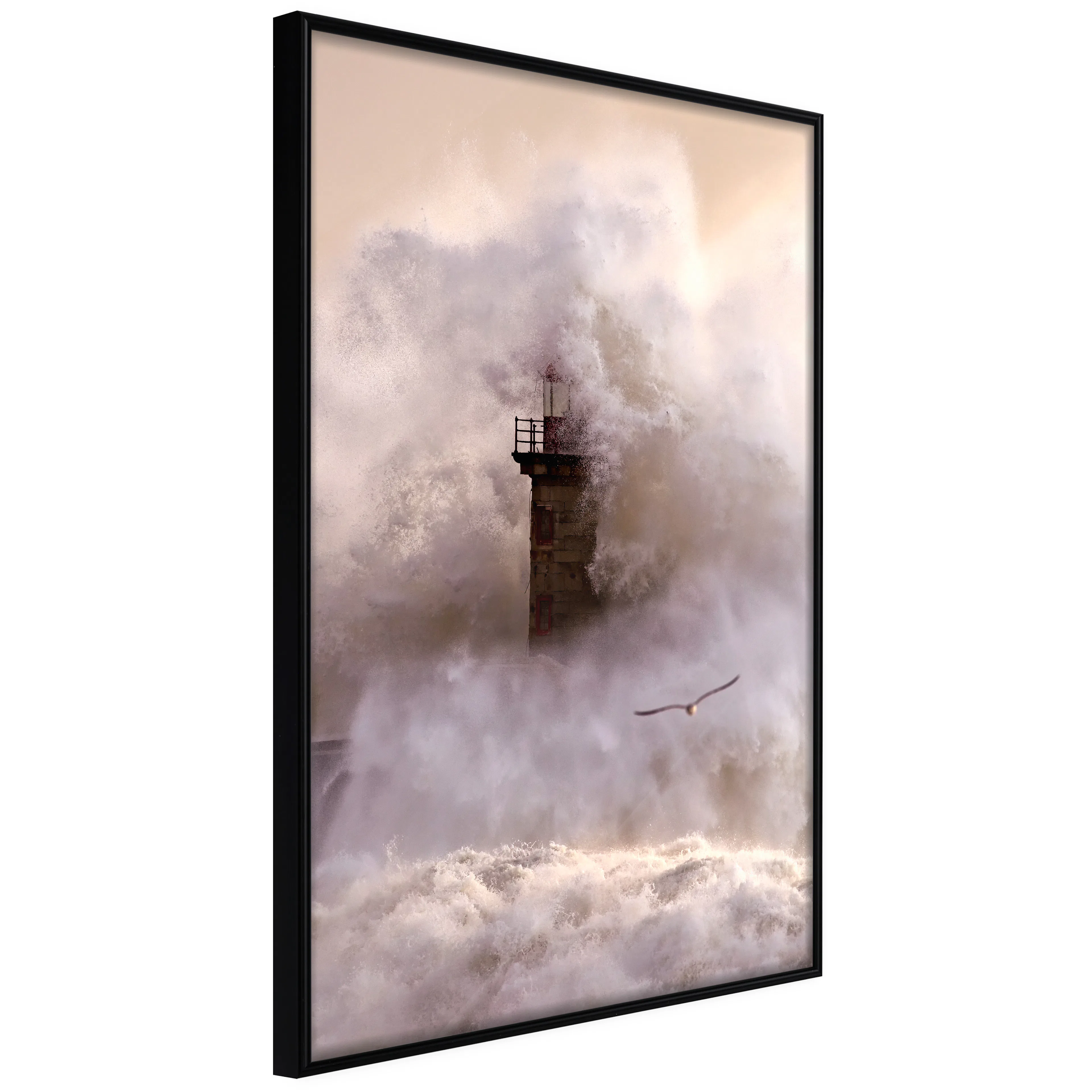 Affisch - Storm [Poster] 20x30 Svart ram, 20x30 cm