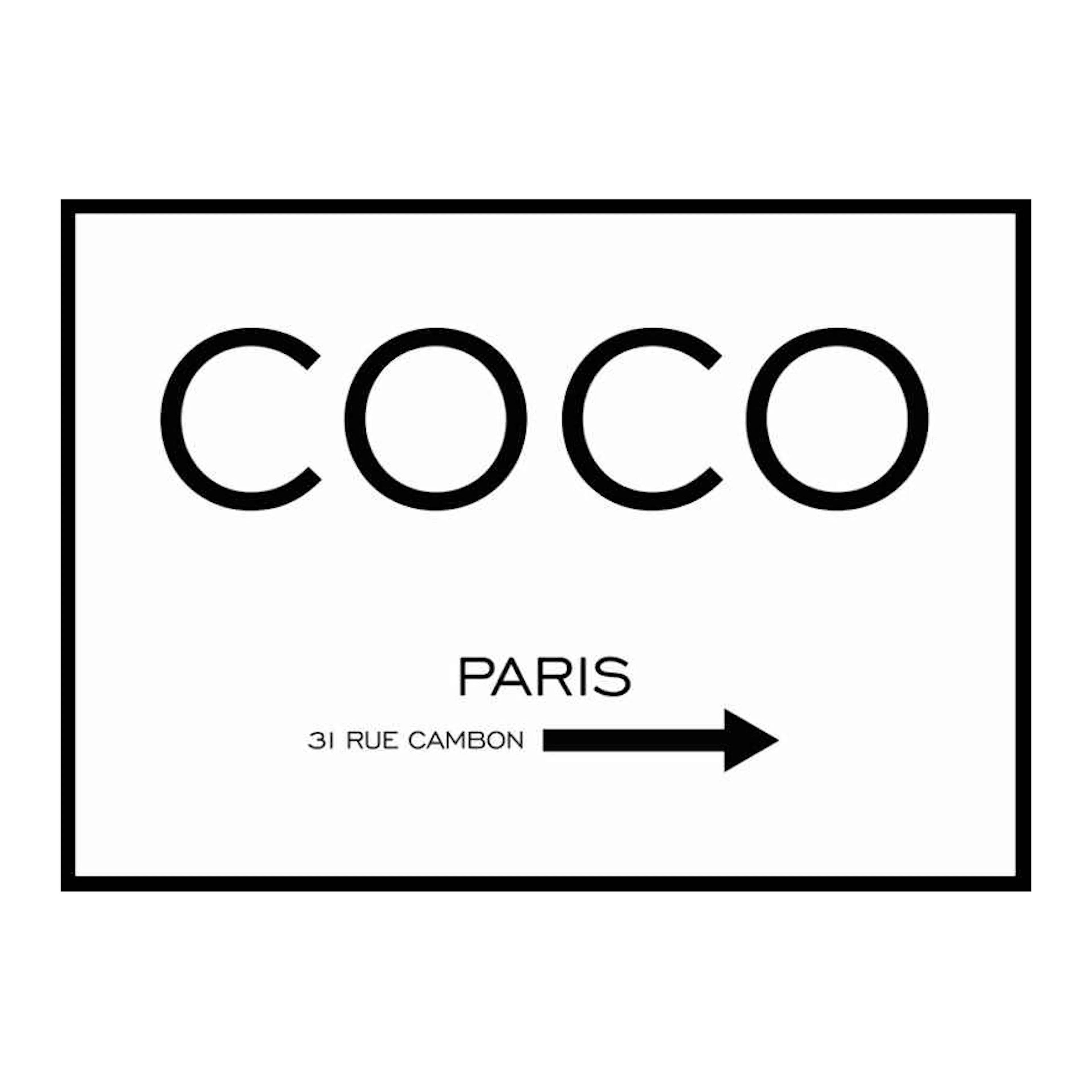 Coco Paris 30x40 cm