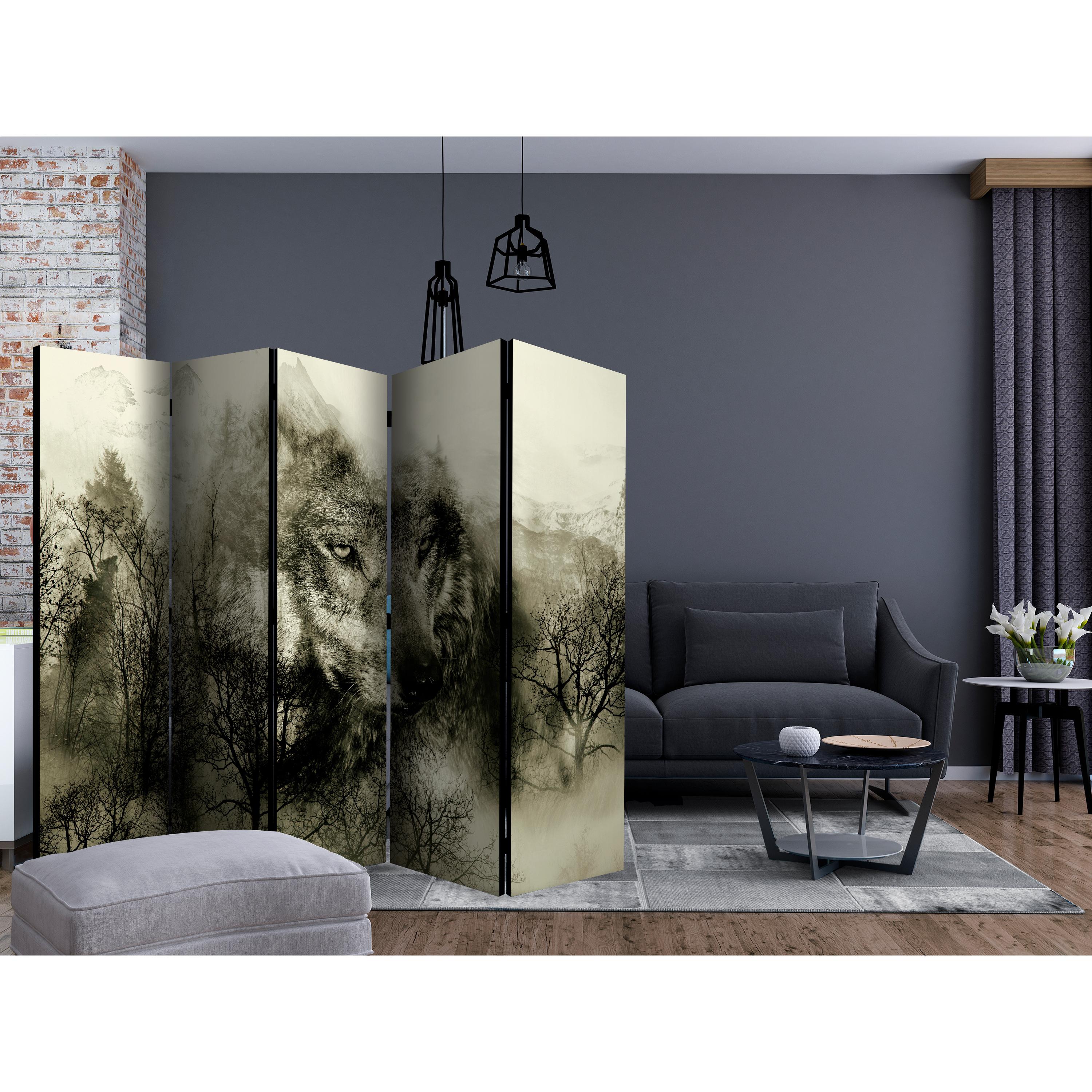 Rumsavdelare Skärmvägg Arkiio Mountain Predator Beige II 225x172 cm