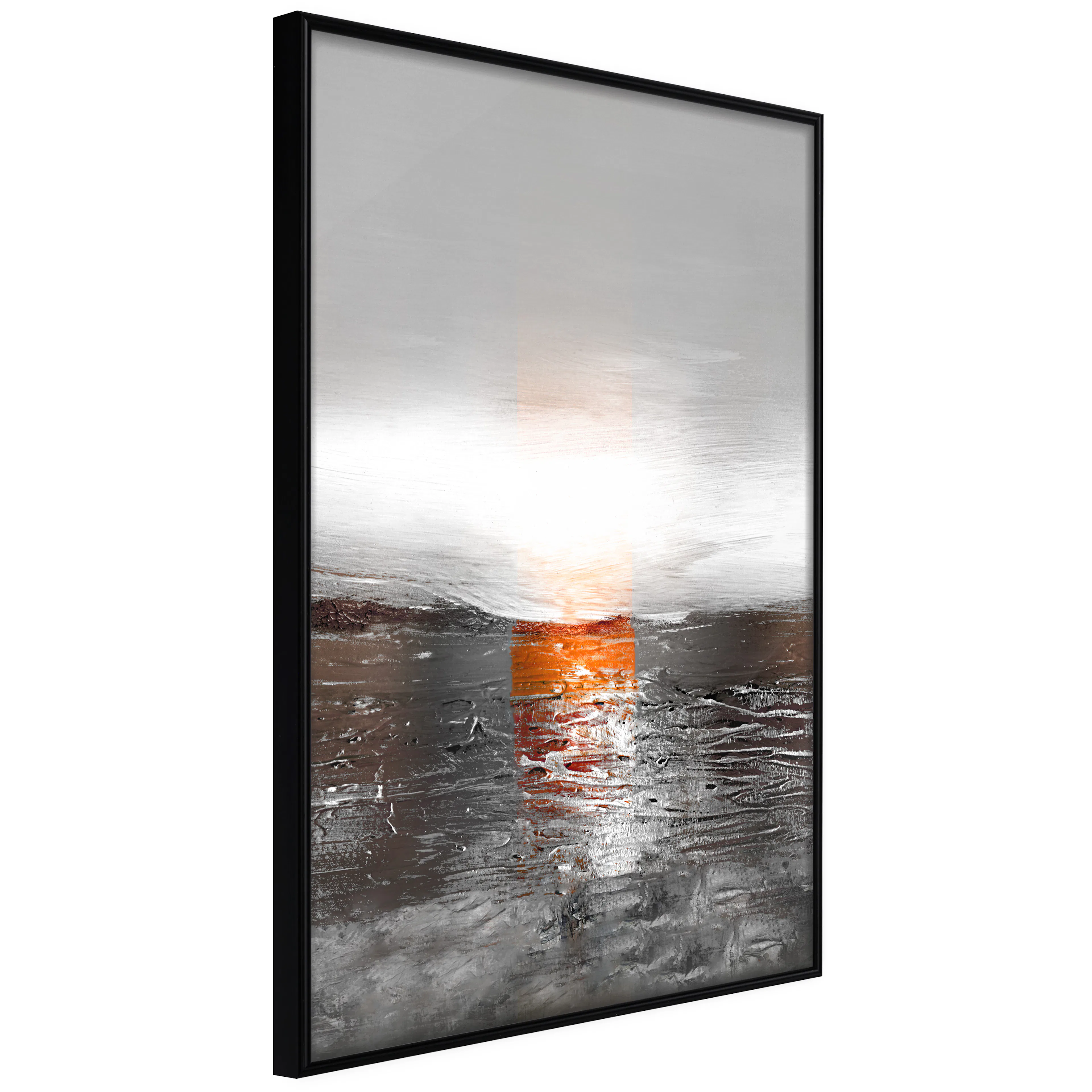 Affisch - Abstract Sunset [Poster] 20x30 Svart ram, 20x30 cm
