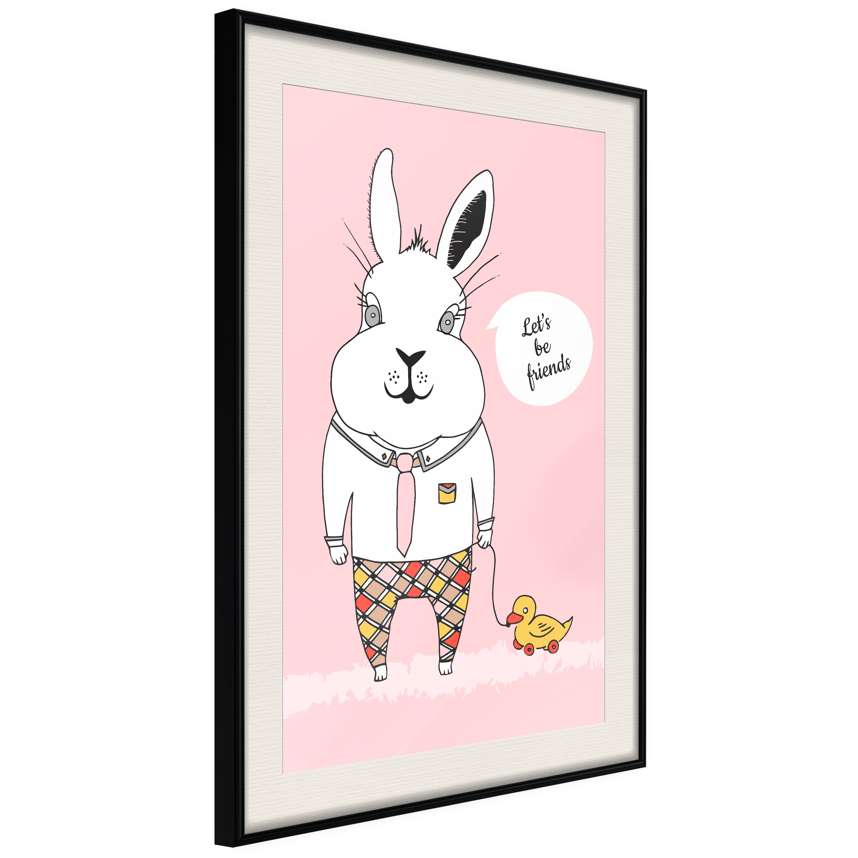 Poster Artgeist Affisch Rabbit's Friend