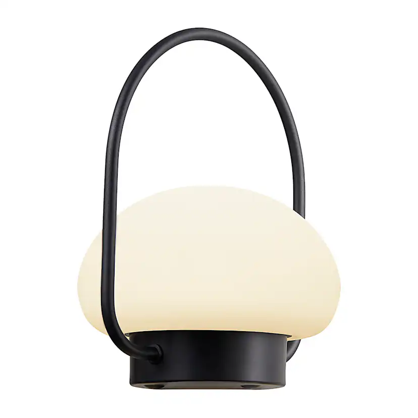 Lampa Nordlux Sponge To Go Svart/Vit