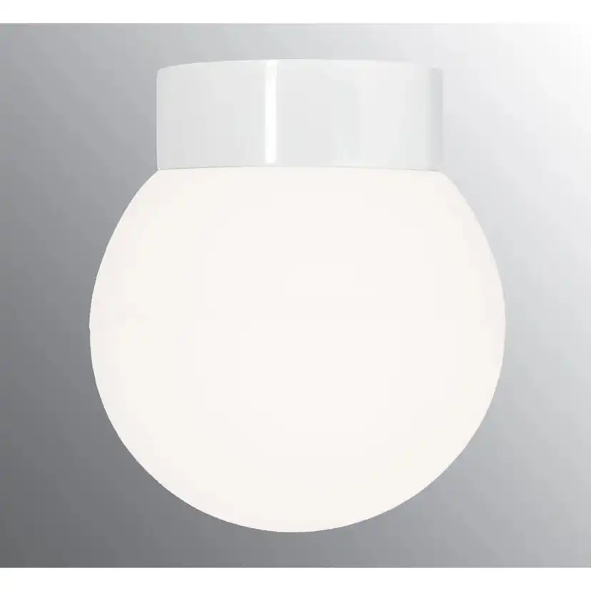 Vägg-/Taklampa Ifö Electric Classic Glob 200 Matt Rak IP44 E27