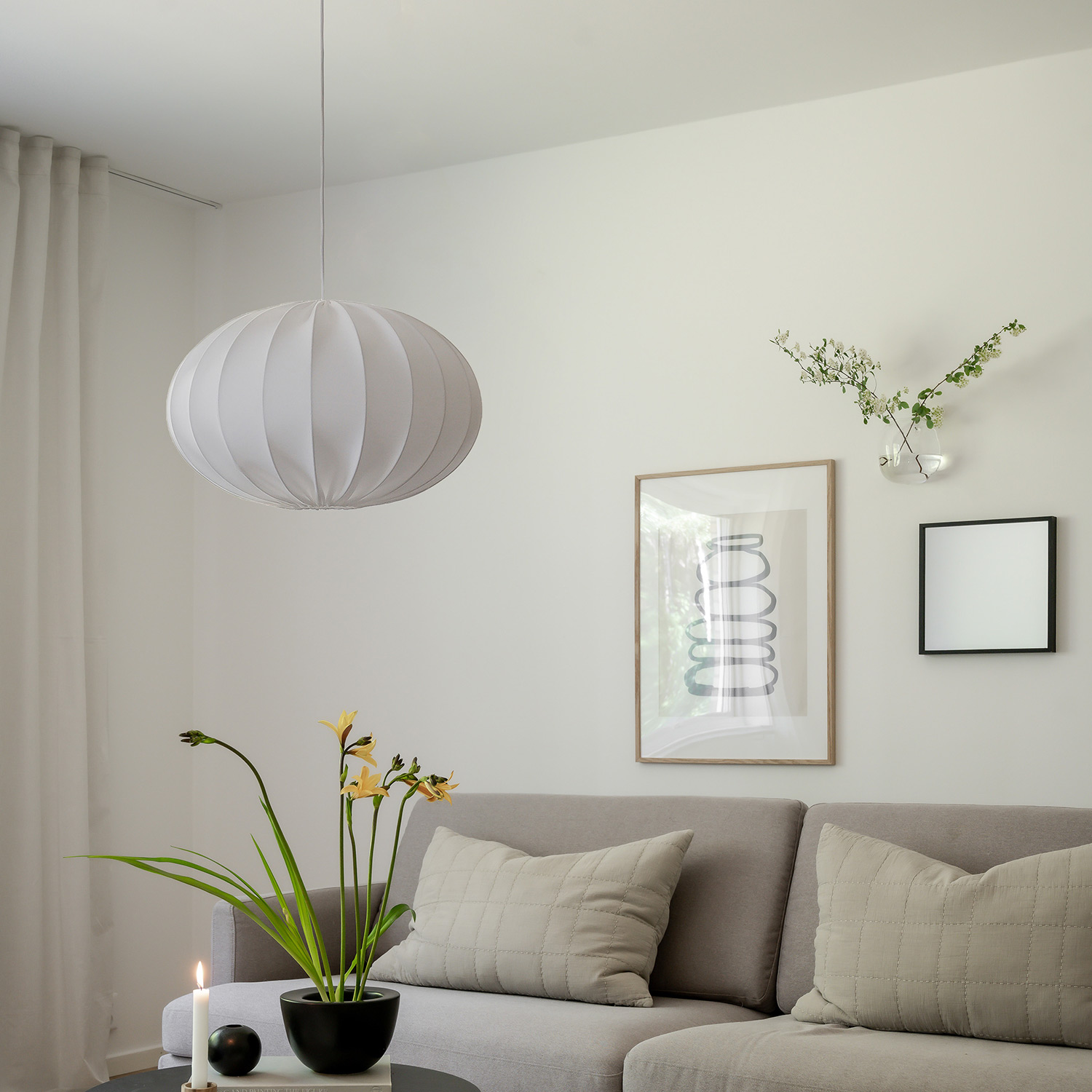 Lampskärm PR Home Hilma Franza Vit