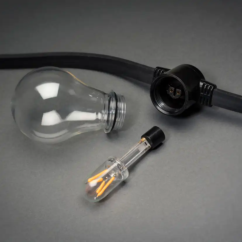 Ljusslinga Gnosjö Konstsmide Amber M-form Utbytbar LED 4,5 m