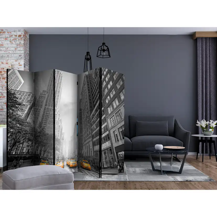 Rumsavdelare Skärmvägg Arkiio New York Yellow Taxis II 225x172 cm