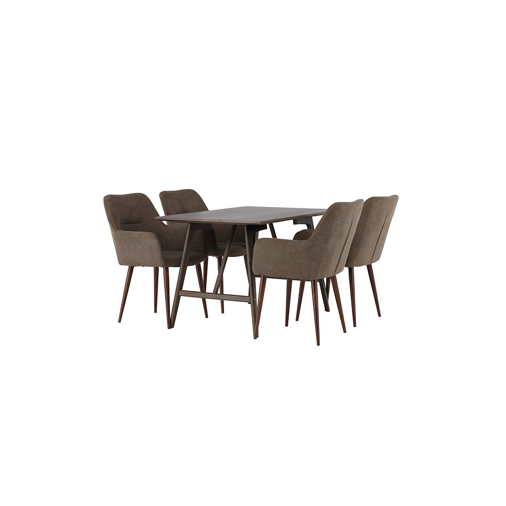 Matgrupp Venture Home Kaseidon med 4 st Tomorrow stolar