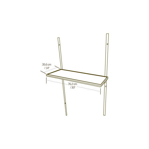 Hyllset GOP till Förvaringsbod 5 st