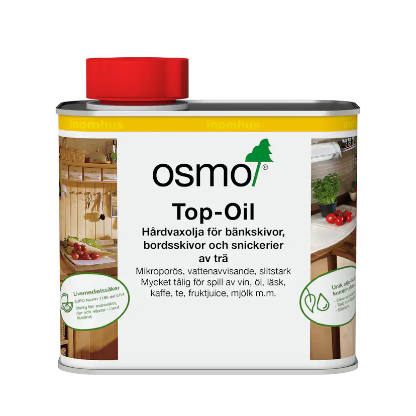Top-Oil Osmo Hårdvaxolja Natur 0,5 l