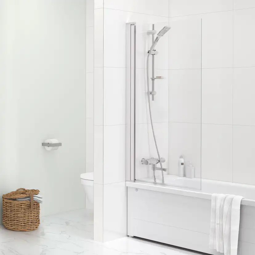 Gustavsberg Square badkarsdörr, rak 70cm 690x1390 mm