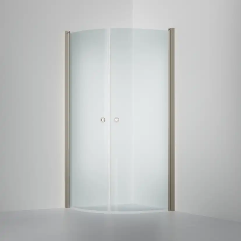 Duschvägg Linc Niagara 800x900 mm, Klarglas med Timeless, Stone