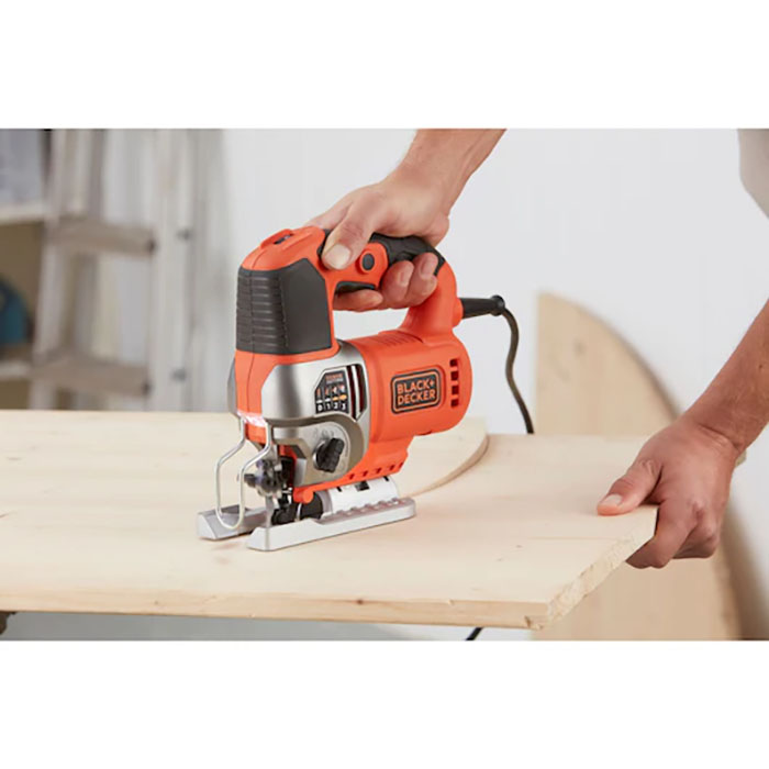 Sticksåg Black & Decker BES610K Kitbox