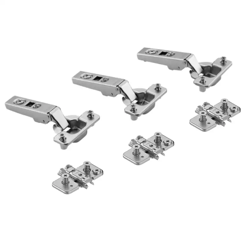 Gångjärn Norema 107° med dämpning 3-pack
