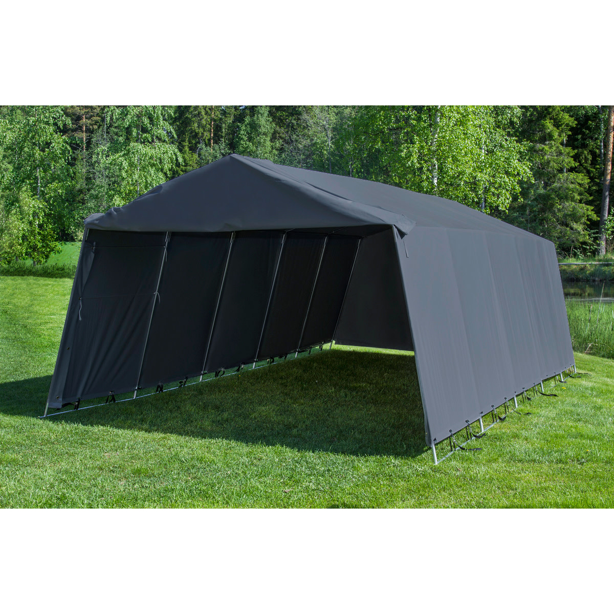 Garagetält Timco G500 3,2 x 6 x 2,2 m Grå