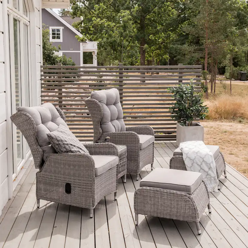 Loungeset Venture Home Washington Fällbar Utomhus