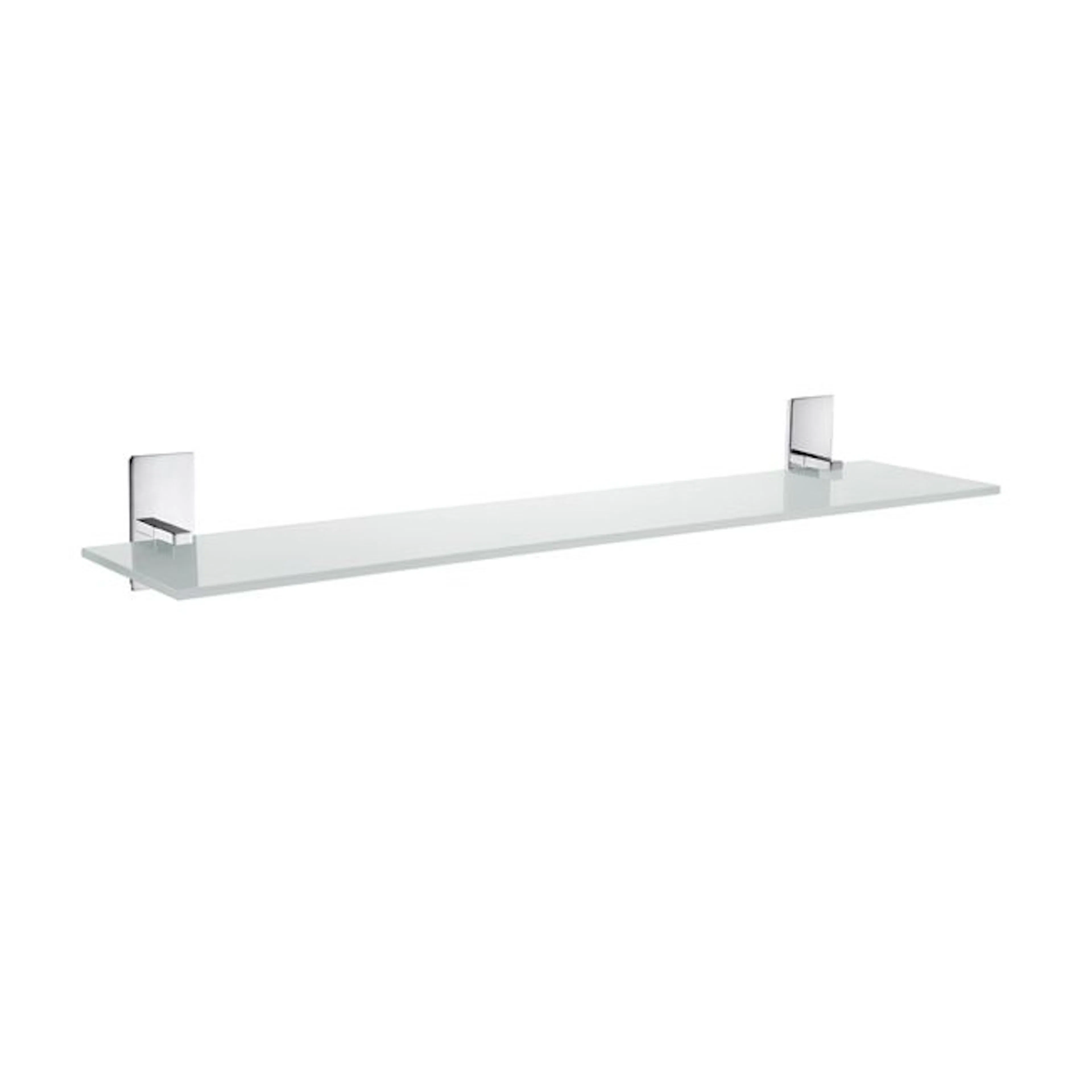 Badrumshylla Smedbo Pool ZK347 Krom/Frostat Glas
