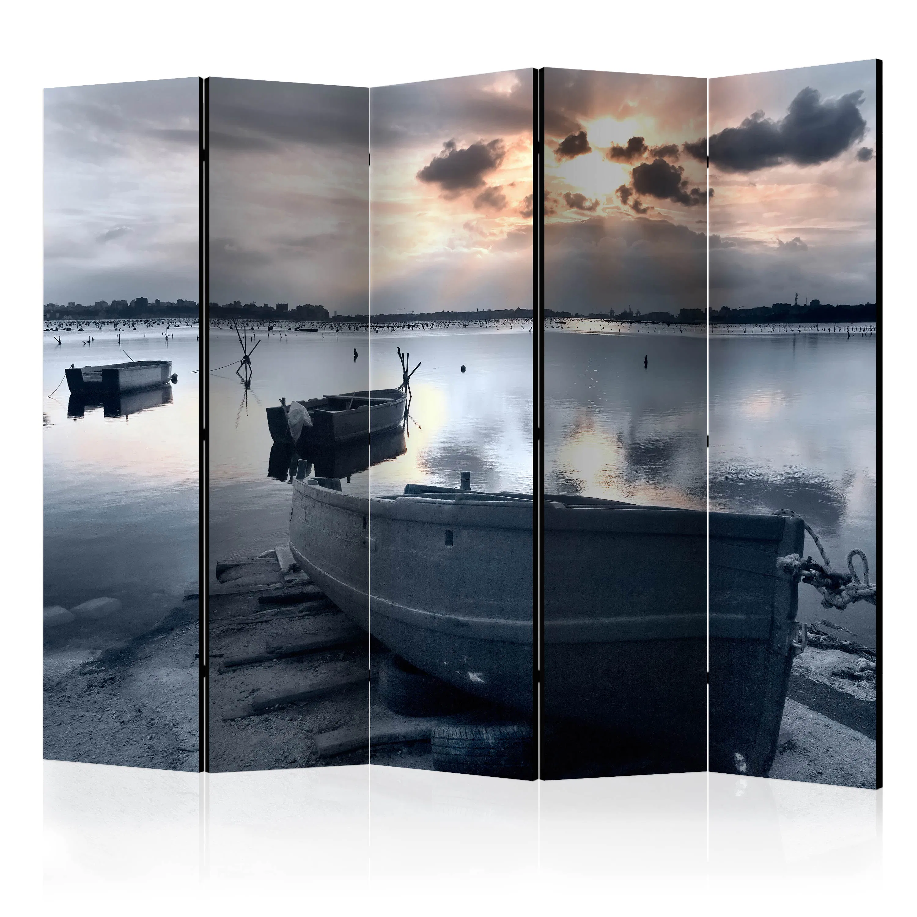 Rumsavdelare Skärmvägg Arkiio Little Port Boats II 225x172 cm